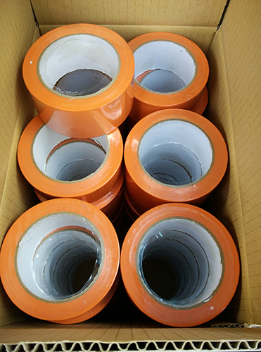 Ruban orange pvc adhésif 